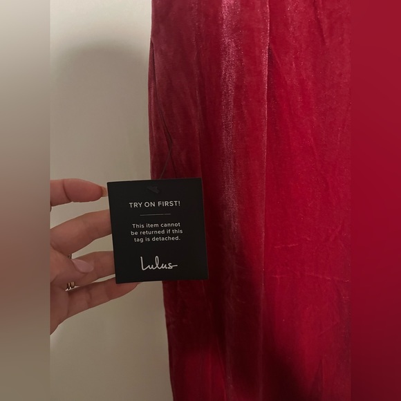 My Dream Come True Pink Velvet Strapless Maxi Dress - Picture 5 of 10